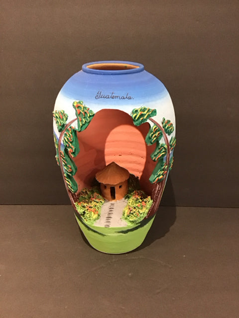 Open Pottery Vase of Guatemala