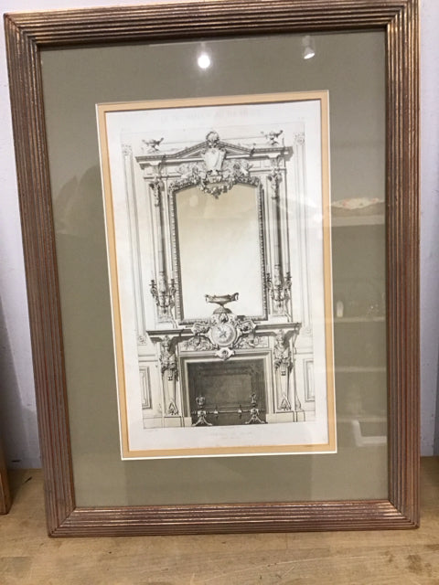 18"x24 Cheminee deSalon  Art