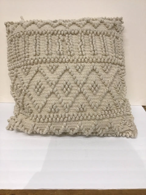 Lg Tan Knotted Pillow