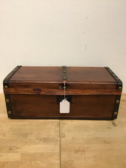 25"x12" Vintage Wooden Trunk