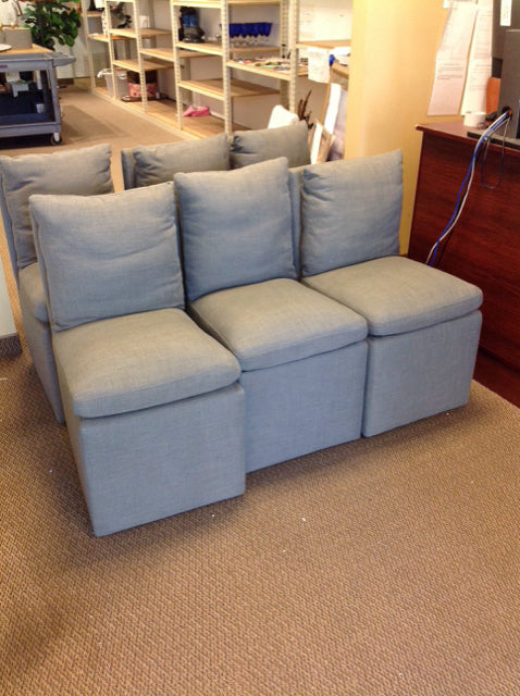Set/6 Alayaa Upholstered Dining Chairs on Casters