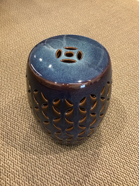 17" Ceramic Glazed Plant Stand