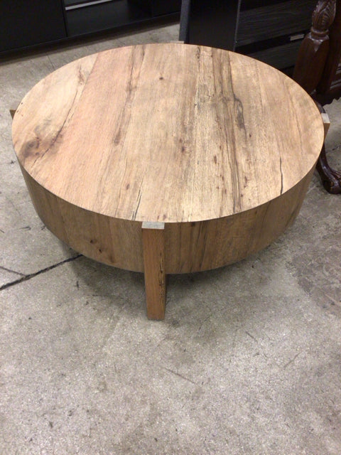 Round Oak Coffee Table