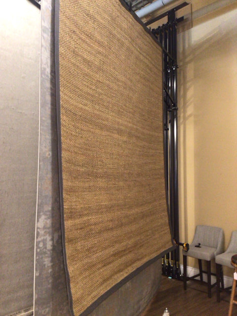 8' X 10' Dark Grey Seagrass Rug