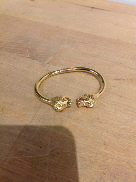 Bracelet- Gold Lion Cuff