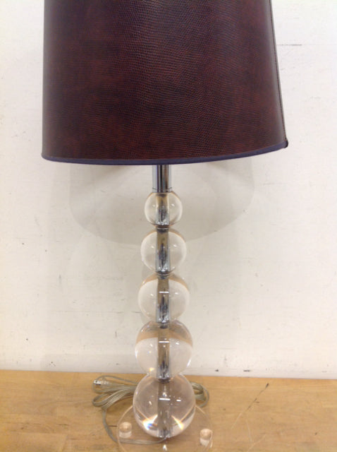 26" Glass Ball Stack Lamp