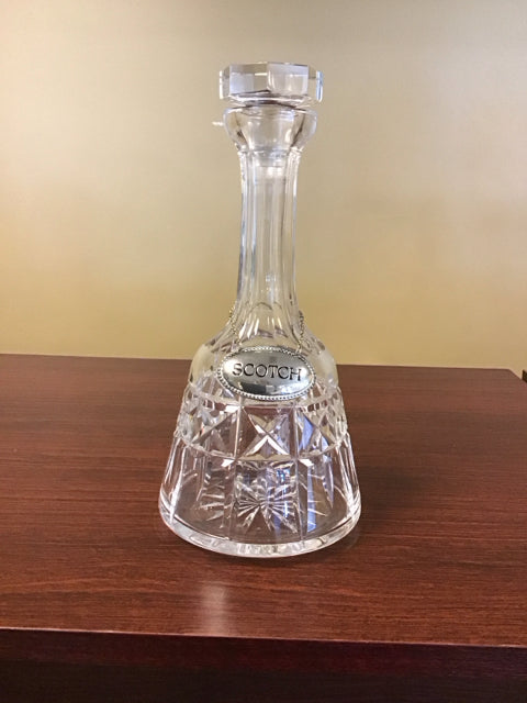 11" Crystal Scotch  Decanter