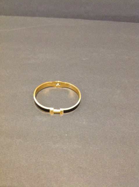 Stainless Gold Hermes Style Bracelet