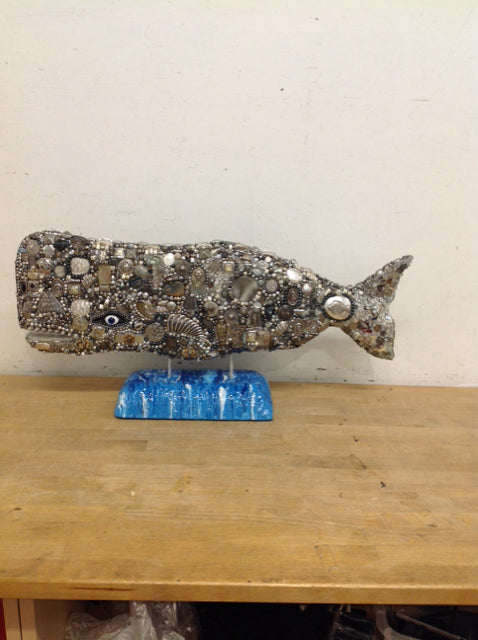 14x30 "Shamu" the Silver Whale Susan David