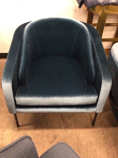 30.7" X 30.7" X 30" Rove Concepts Angelo Aqua Lounge Chair