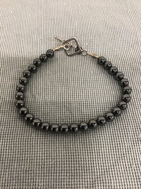 Round Hermatite Bracelet By Susan David