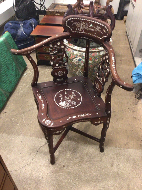 Asian Corner MOP Inlay Chair