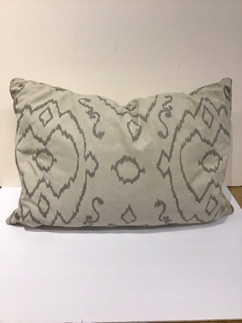 Tan Pillow w/Grey Stitching
