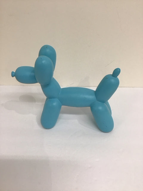 11" Blue Resin Balloon Dog