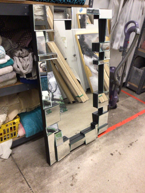 31 3/8" X 50 1/4" Dimensional Wall Clete Mirror W/Clete