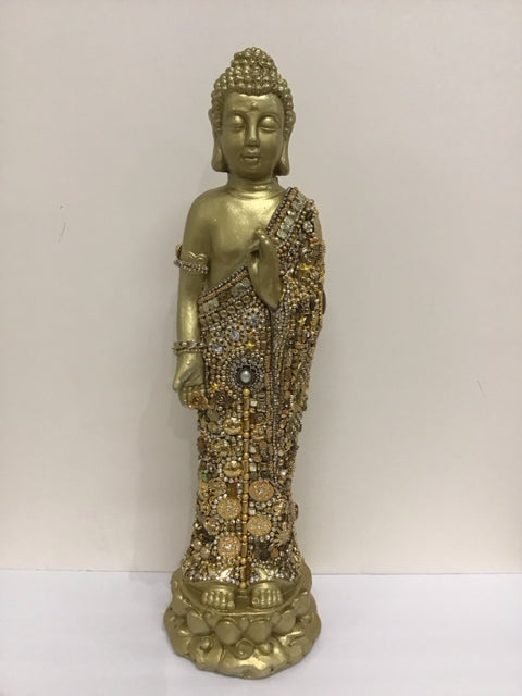 24x8 Golden Buddha By Susan David