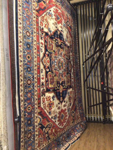 10'3 X 13'11 Oriental Weavers Hand Knotted 100% Wool Pile Multicolr Fringe Rug