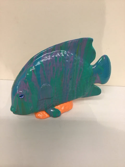 8x9 Fish on Coral By Susan David