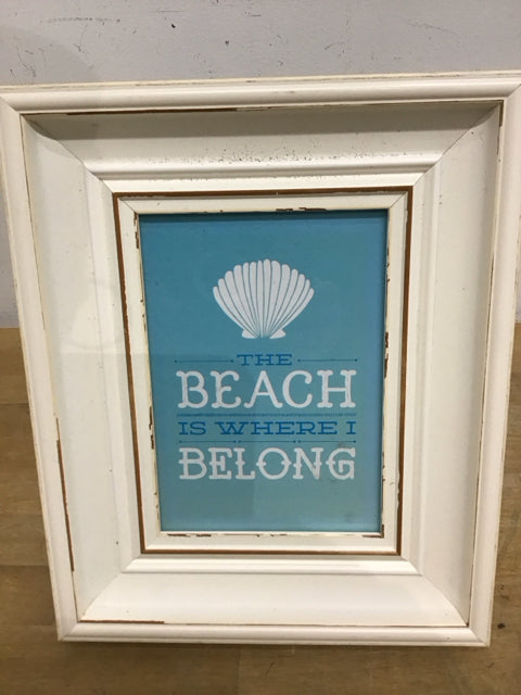 5"x7" Distressed Cream Photo Frame