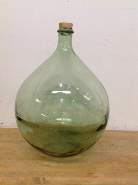 26" Glass Jar w/Cork Plug