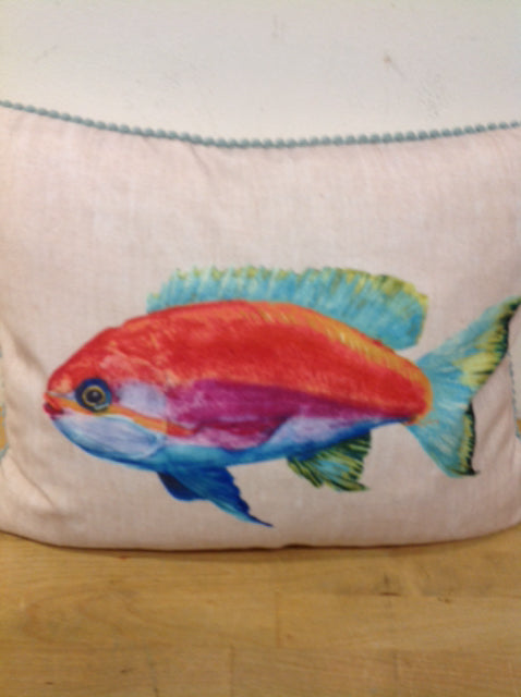 Pillow- 16" Tropical Fish