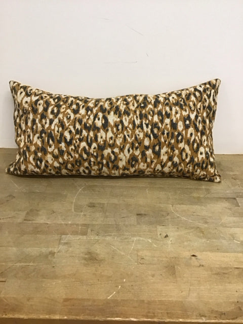 Jaguar Print Lumbar Pillow
