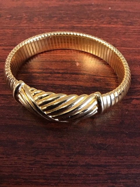 Goldtone Omega Style Bracelet