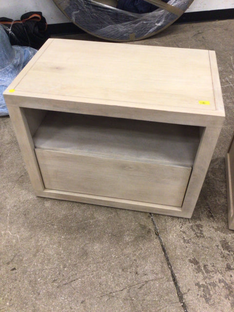 27" X 17" X 21" Pottery Barn Cayman Biscotti Nightstand