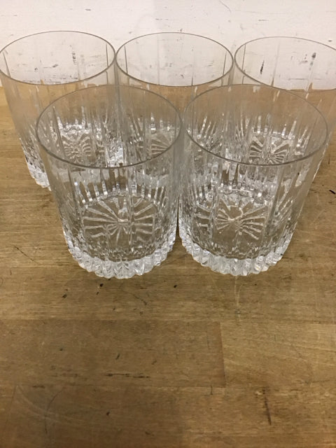 Set Of 6 Mikasa Arctic Double Old Fashioned Glasses
