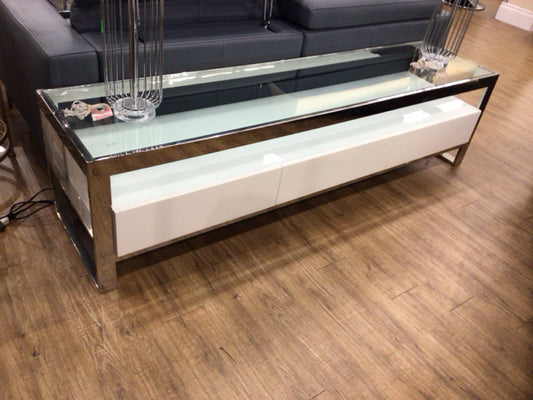 City Furniture Miami White Glass Tv Stand