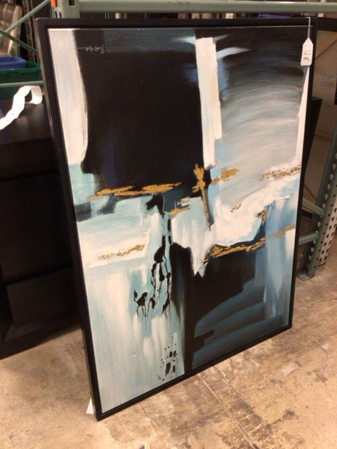 36x48 Framed Abstract Art