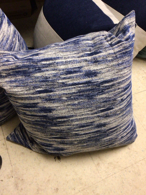 Blue & White Fabric Pillow