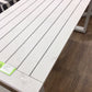 47.25" X 21.12" X 23.50"AS-IS City Furniture Linear2 White Aluminum Coffee Table