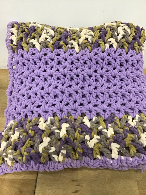 Lavender Gold & Cream Throw