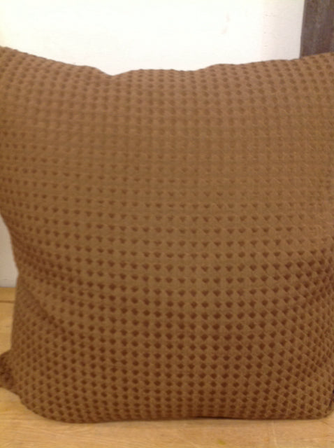 Pillow- 22" Brown Diamond