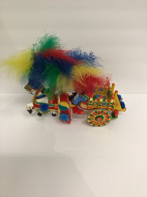 11" Horse Pulled Italian Celebration Cart