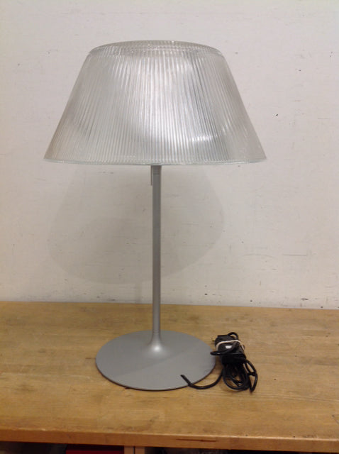 28" Phillip Starck Miss K Style Lamp w/Glass Shade