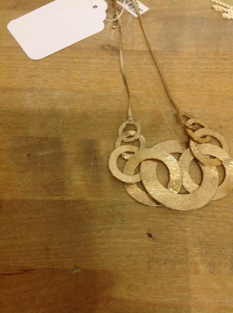 Necklace- Gold Circles