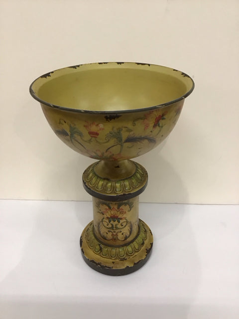 12"H 8"Rd Jardiniere on a Pedestal