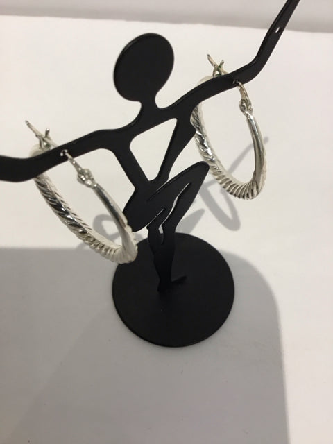 Silver Hoop Earrings