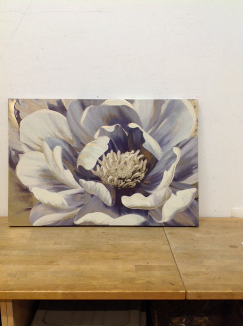24x35 Lotus Print on Canvas