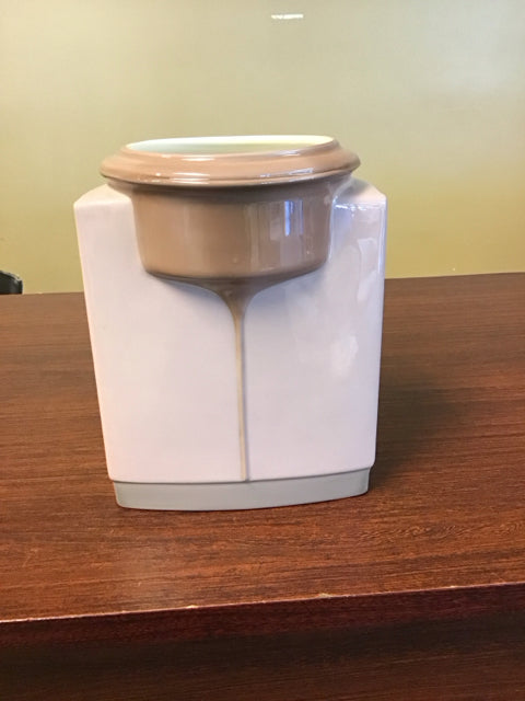 7.5" Lladro Cuboid Lilac Vase