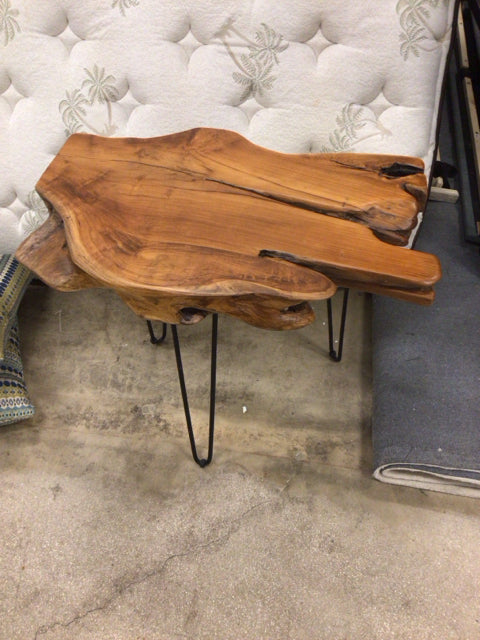 Live Edge End Table