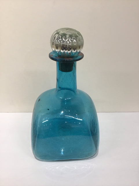 Blue Glass Decanter
