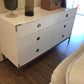West Elm Malone Campaign Storage Six Drawer Dresser
