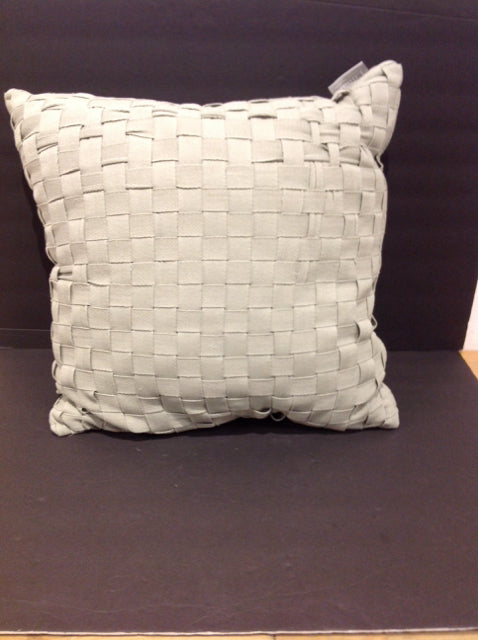 Green Ribbon Weaved Pillow