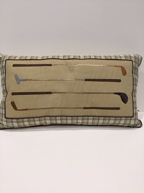 Golf Clubs Lumbar Pillow