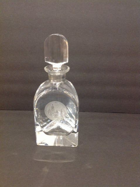 11" Cut Crystal "Dare to Care" Crystal Decanter