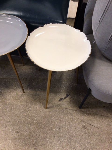 Brass/Enamel Accent Table