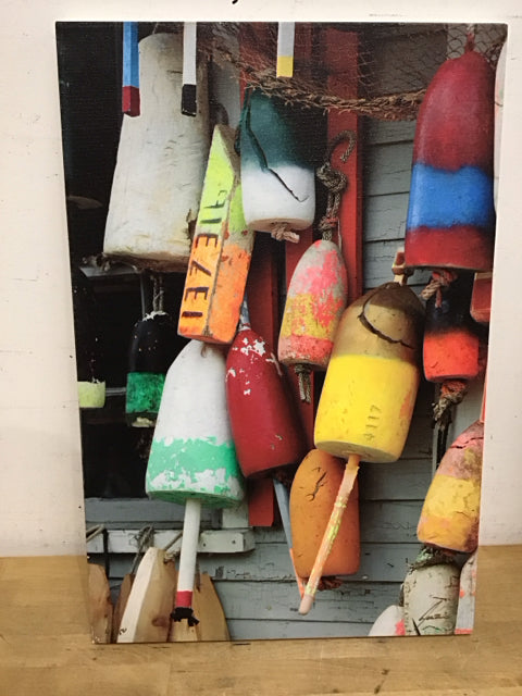 24" X16" Nautical Buoys Art